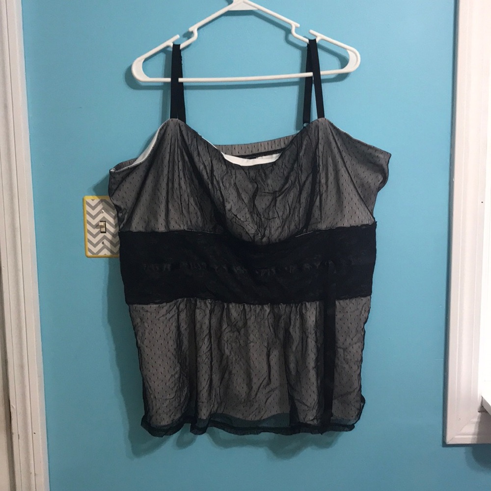 Black lace Cami